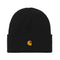 Carhartt Wip Chase Beanie Bonnet - Black / Gold - Streetart.fr